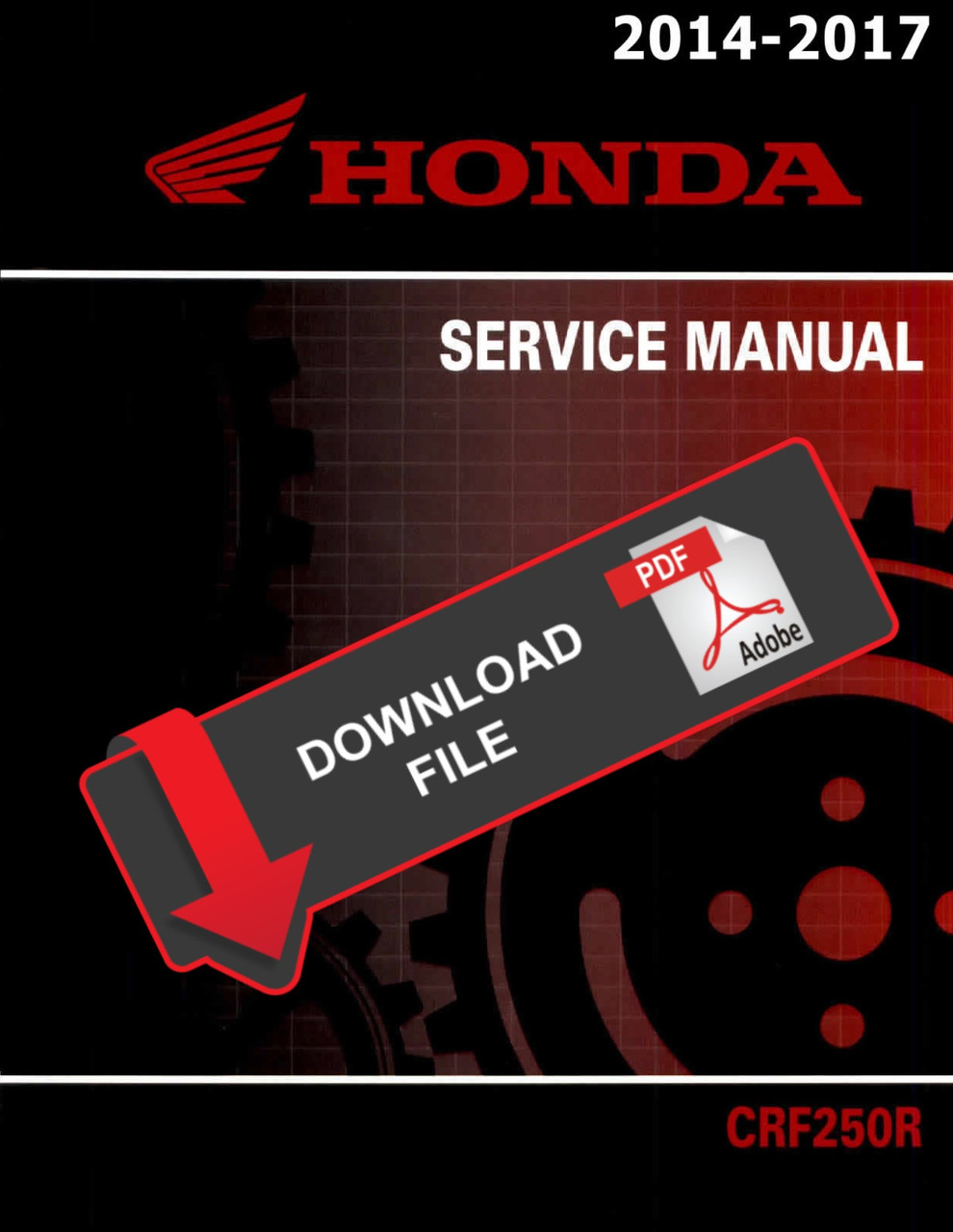 2015 CRF250R SERVICE MANUAL intelligence overview