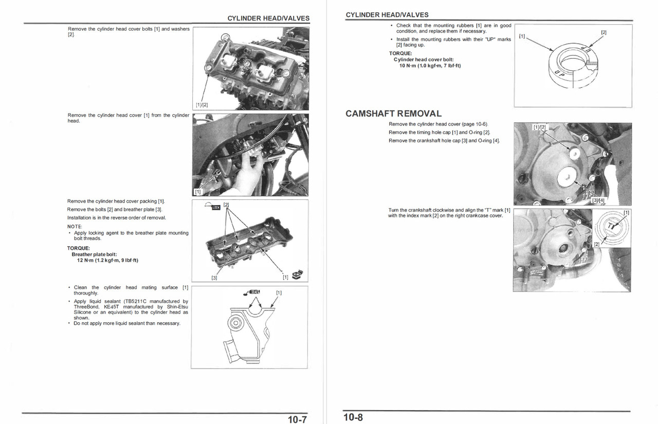 HONDA CBR1000RRサービスマニュアル Honda 2004 CBR1000RR Service Manual