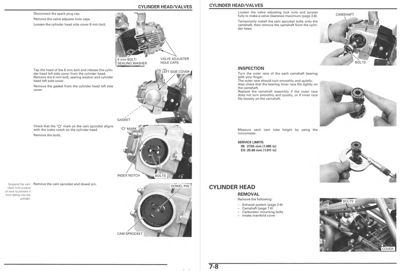 2006 HONDA TRX 90 SERVICE MANUAL PDF visual data 2