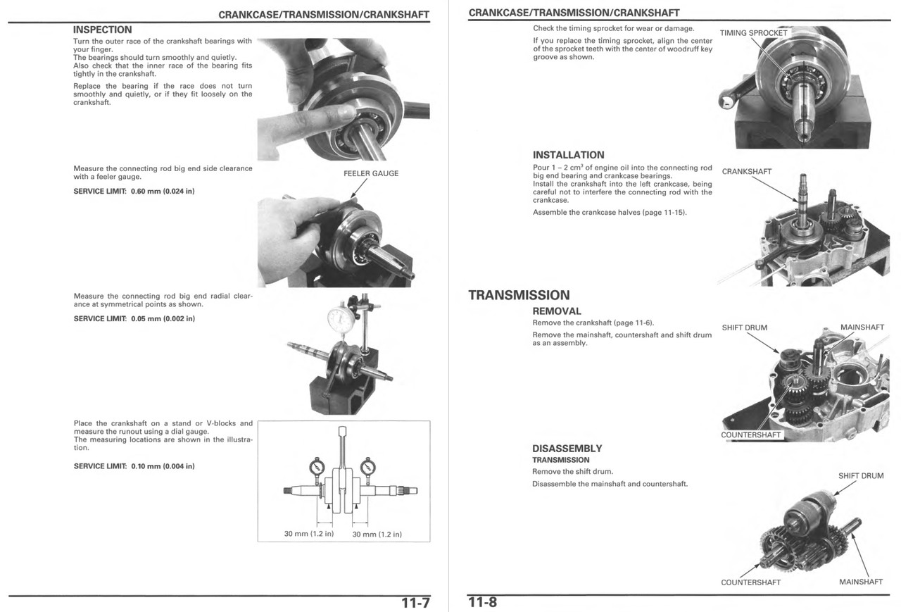 Honda 2012 TRX 90 X Service Manual