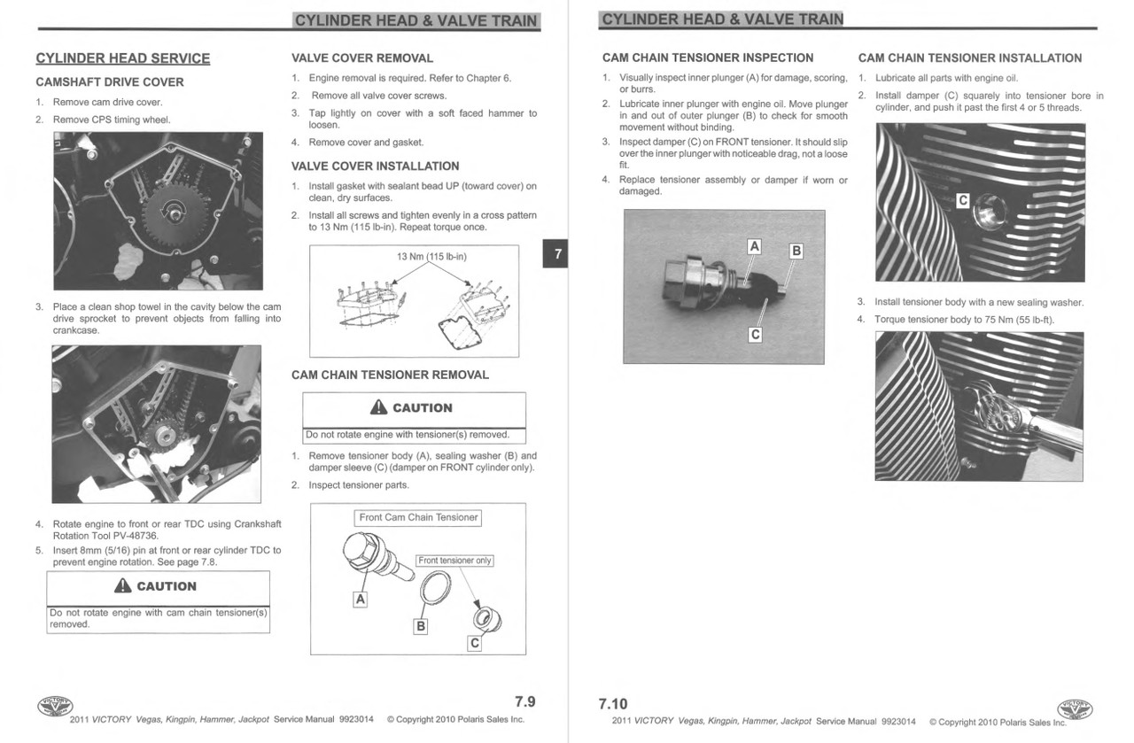 Victory 2011 Hammer 8Ball Service Manual