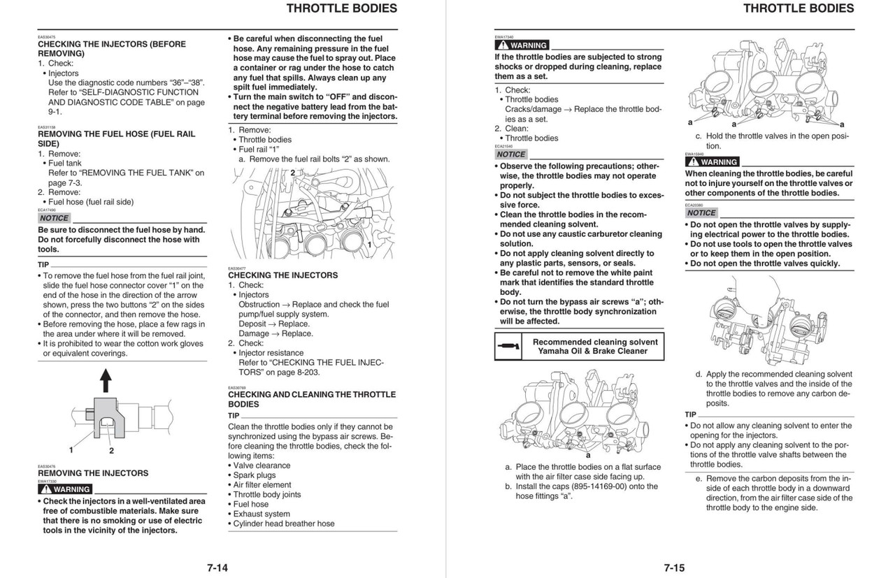 Yamaha 2019 Tracer 900 GT Service Manual