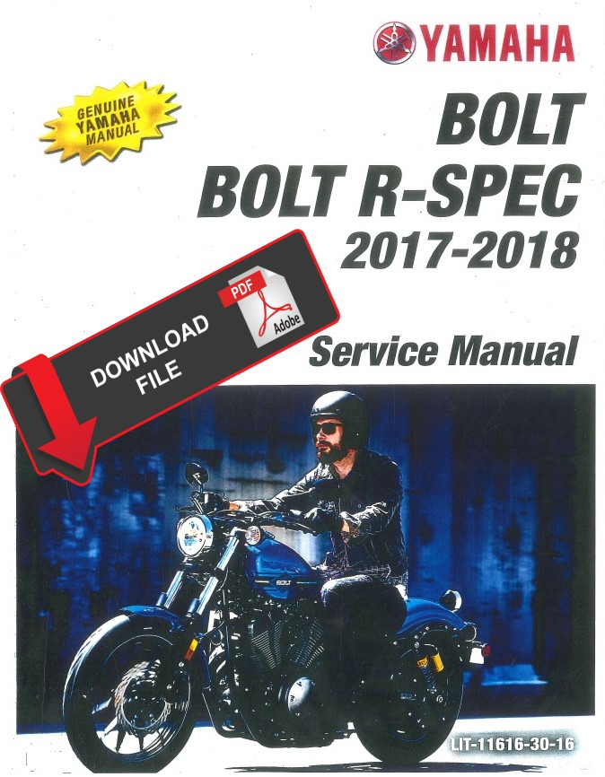 YAMAHA BOLT 950 XVS950CU-A サービスマニュアル 2014-2016 Yamaha XVS 950 Bolt Service Manual – retro-motorcycle
