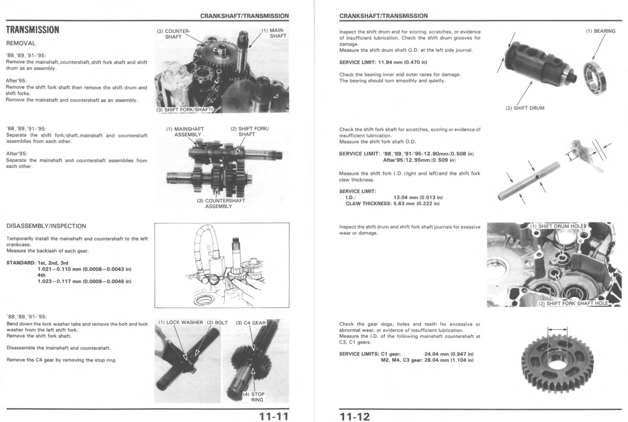 2006 HONDA SHADOW 1100 SERVICE MANUAL PDF visual data 5