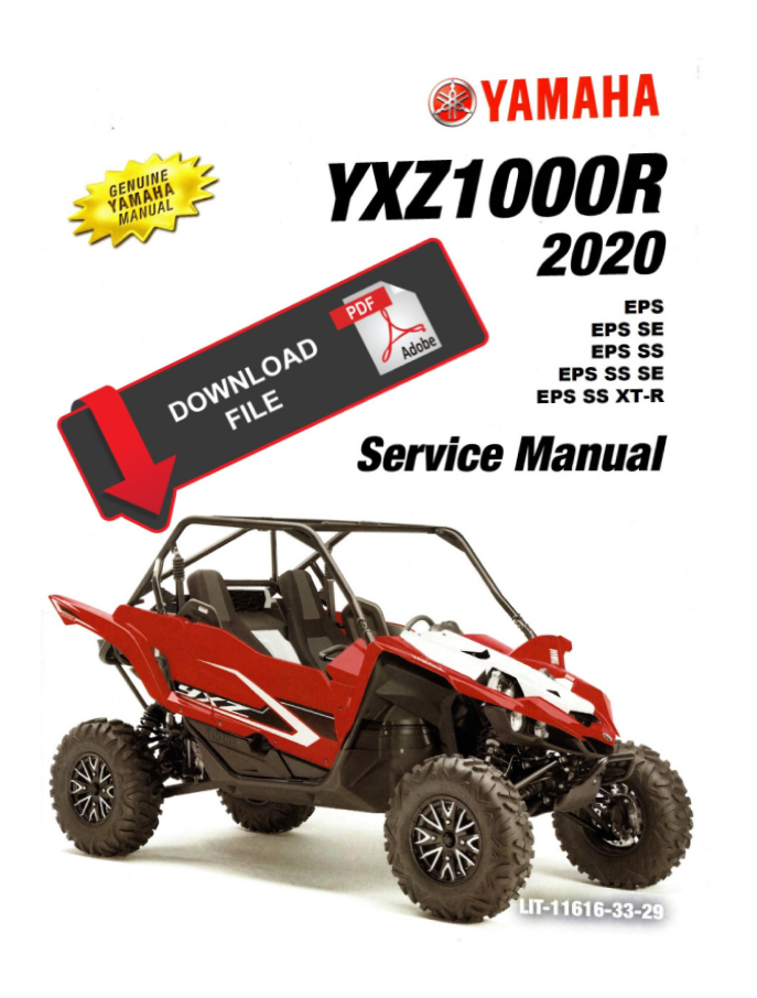 Yamaha 2020 YXZ1000R EPS SS XT-R Service Manual