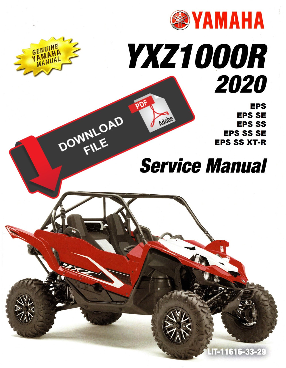 Yamaha 2020 YXZ1000R XT-R Service Manual