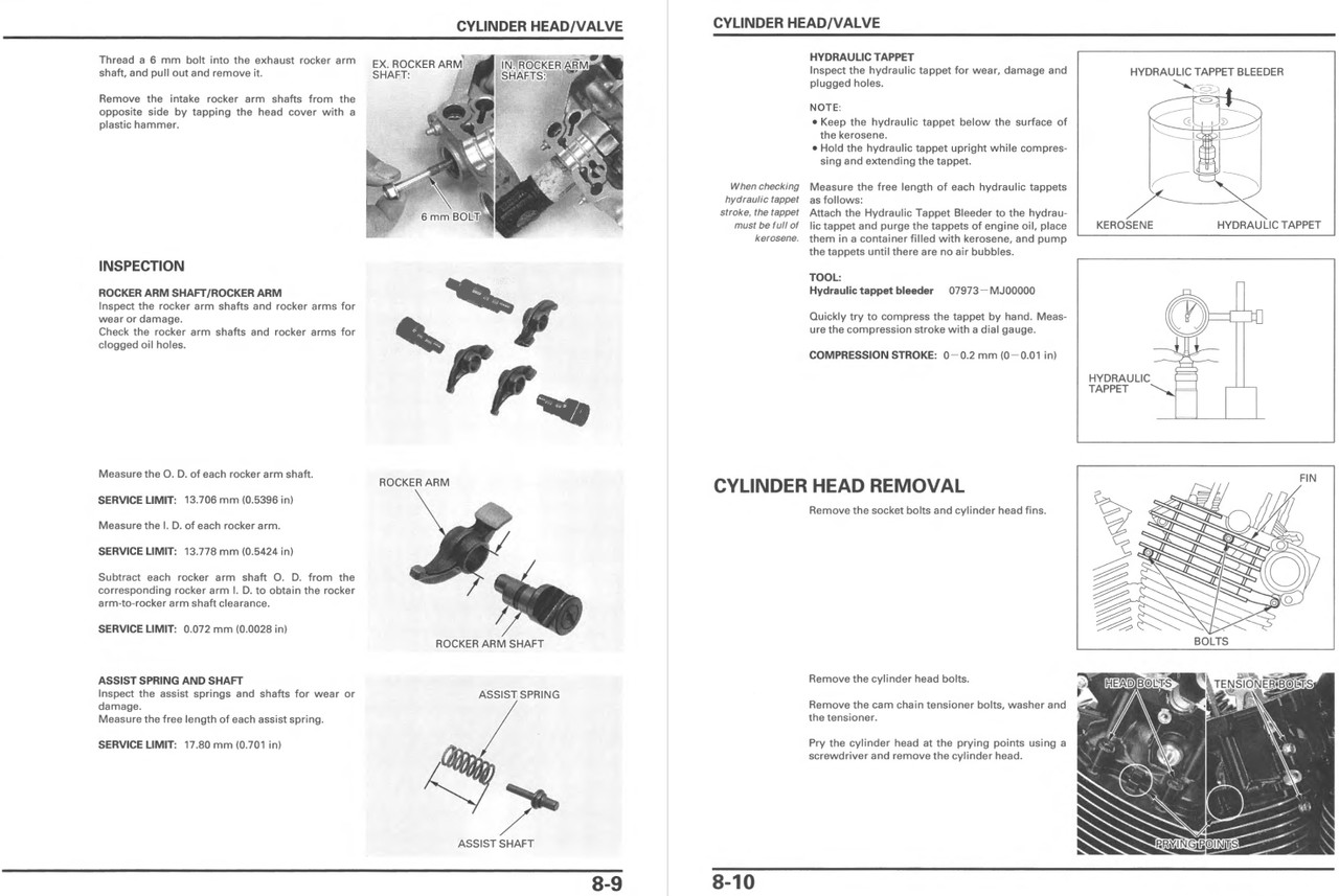 2006 HONDA SHADOW 1100 SERVICE MANUAL PDF visual data 8