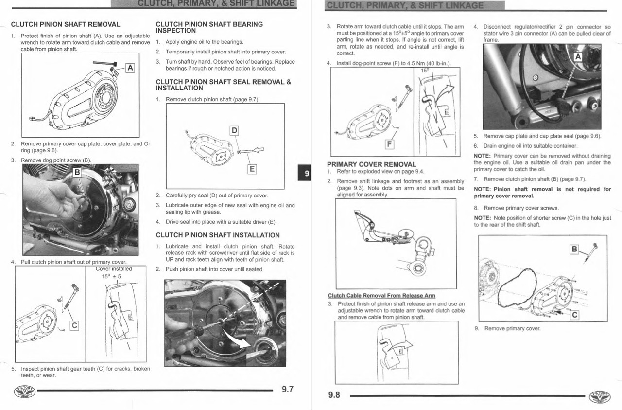 Victory 2007 Hammer S Service Manual