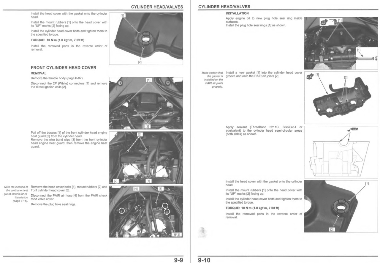 Honda 2011 VFR1200F Service Manual