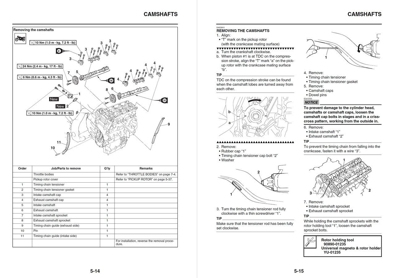 Yamaha 2014 FJR1300 Service Manual
