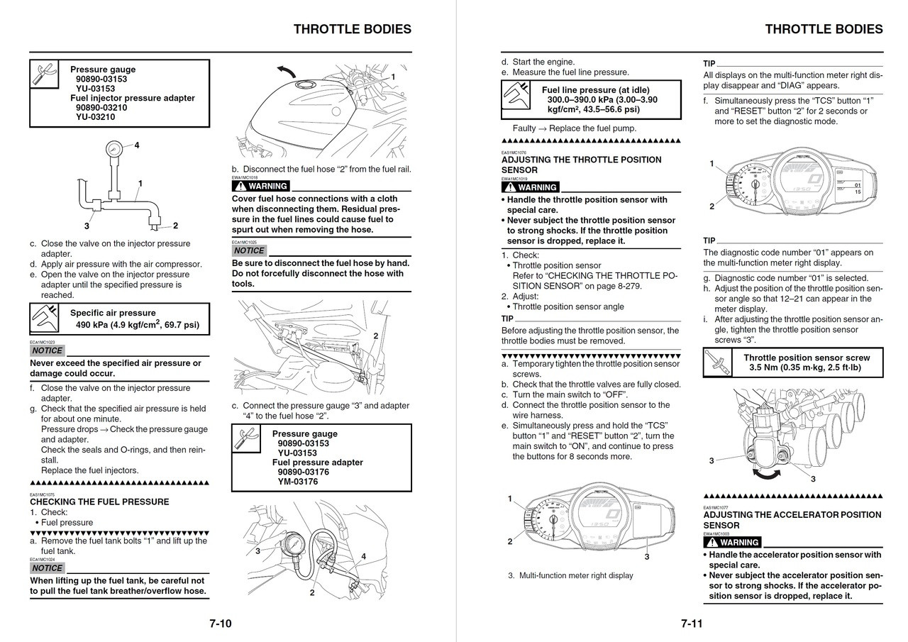YAMAHA FJR1300 SERVICE MANUAL PDF visual data 6