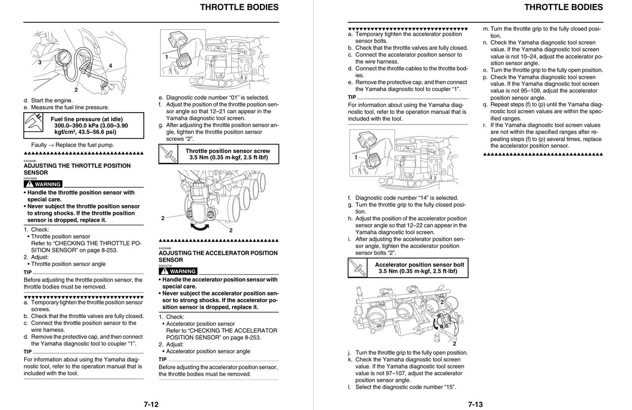 Yamaha 2016 FJR1300 Service Manual