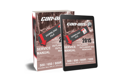 Can-Am 2015 Outlander 500 DPS Service Manual