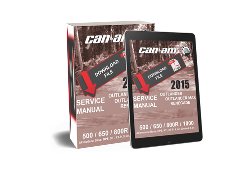 Can-Am 2015 Outlander 500 XT Service Manual