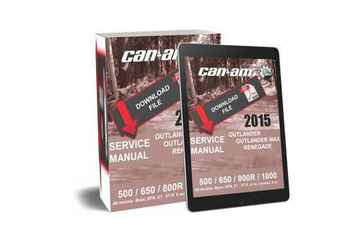 Can-Am 2015 Outlander 800R XT-P Service Manual