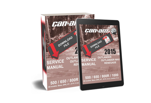 Can-Am 2015 Outlander 1000 X mr Service Manual