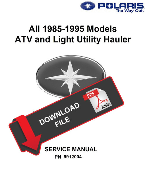 Polaris 1989 Trail Boss Service Manual