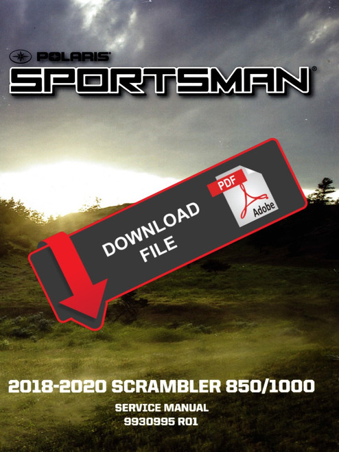 Polaris 2020 Scrambler XP 1000 Tractor Service Manual