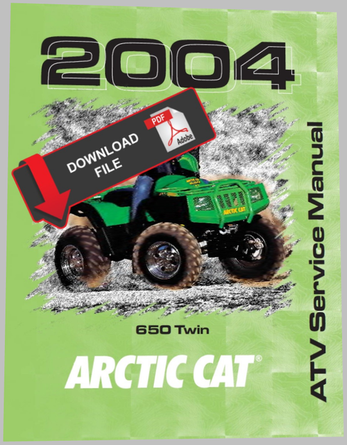 Arctic Cat 2004 ATV 650 Twin Service Manual