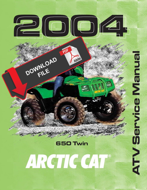 Arctic Cat 2004 ATV 650 4x4 LE Service Manual