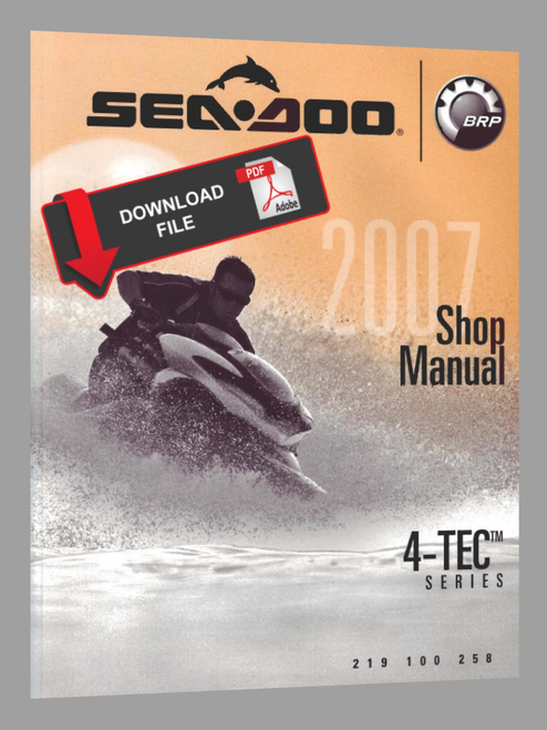 Sea-Doo 2007 4-TEC Jetski Personal Watercraft Service Manual