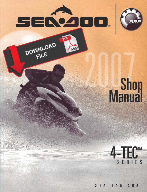 Sea-Doo 2007 4-TEC Jetski Personal Watercraft Service Manual