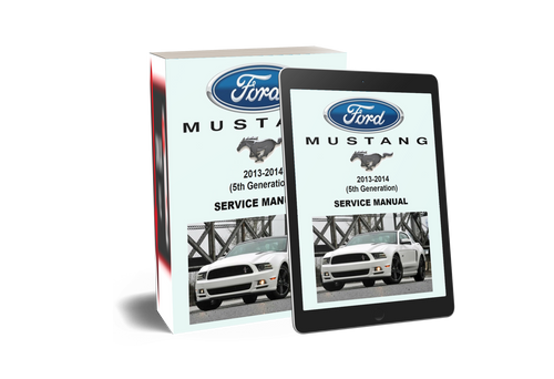 Ford 2013 Mustang 3.7L Convertible Service Manual