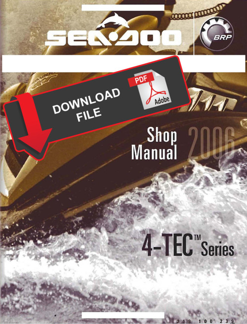 Sea-Doo 2006 RXP Jetski Service Manual