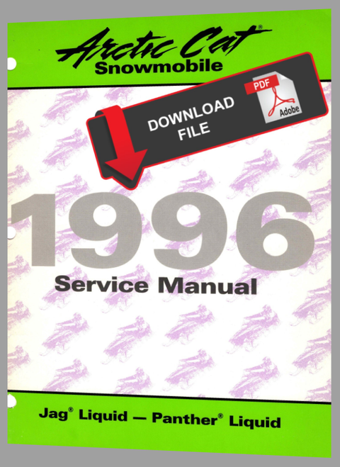 Arctic Cat 1996 Panther Liquid Snowmobile Service Manual