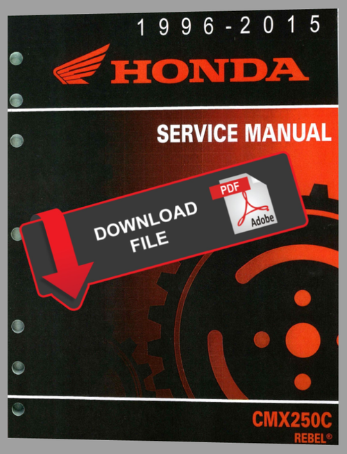 Honda 2000 CMX250 Service Manual