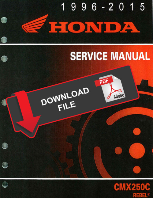 Honda 2012 CMX250 Service Manual