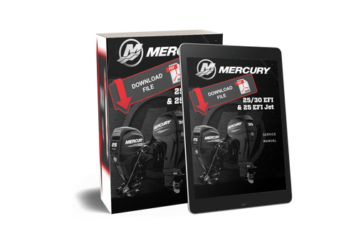 Mercury 25 Jet MLH GA Outboard Motor Service Manual