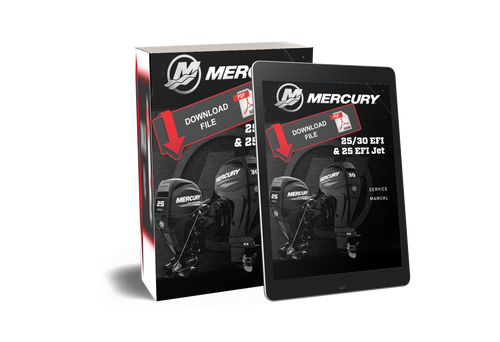 Mercury 25 Jet ELH GA Outboard Motor Service Manual