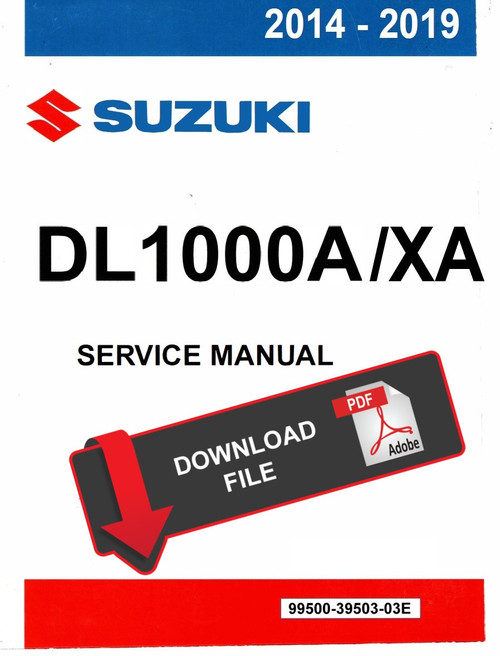 Suzuki 2017 DL1000XA Service Manual