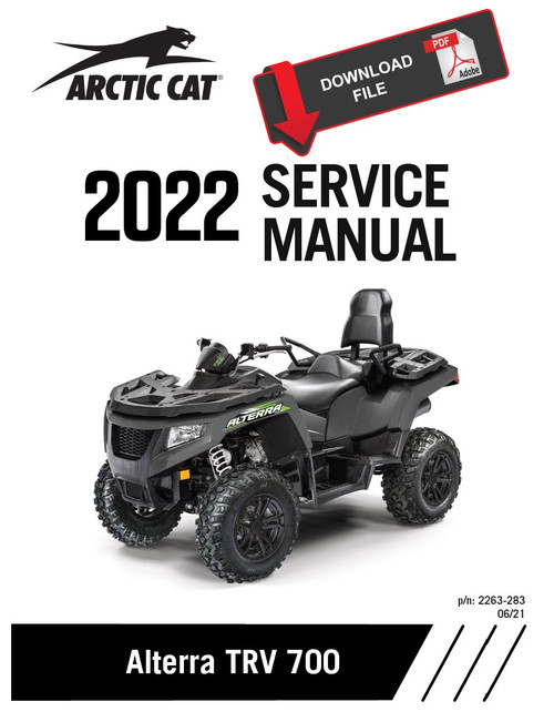 Arctic Cat 2022 Alterra TRV 700 EPS Service Manual
