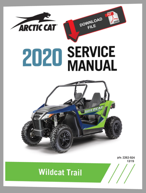 Arctic Cat 2020 Wildcat Trail Service Manual