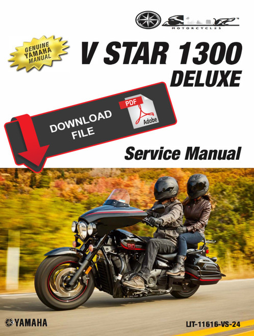 Yamaha 2013 V-Star 1300 Deluxe Service Manual