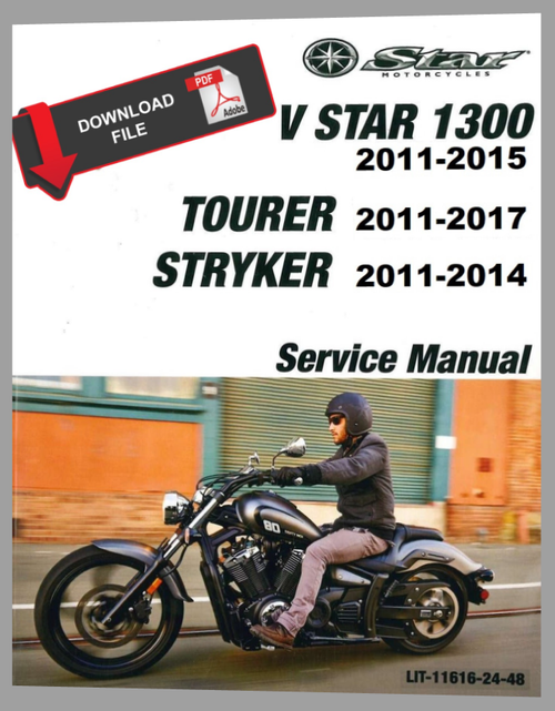 Yamaha 2012 V-Star 1300 Service Manual