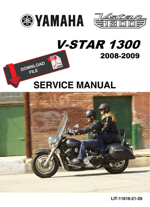 Yamaha 2008 V-Star 1300 Tourer Service Manual