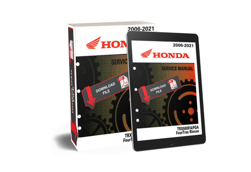 Honda 2021 TRX 680 FourTrax Rincon Service Manual