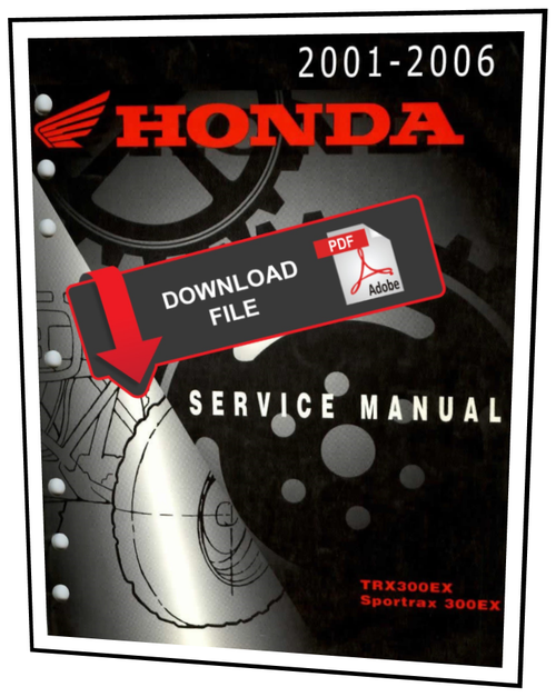 Honda 2003 TRX 300 EX Service Manual