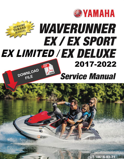 Yamaha 2021 Waverunner EX Sport Service Manual
