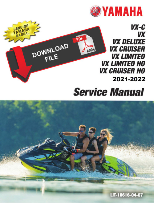 Yamaha 2021 Waverunner VX-C Service Manual