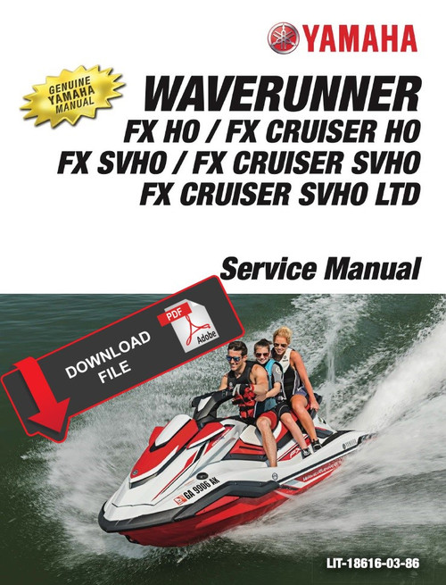 Yamaha 2019 Waverunner FX Limited SVHO Service Manual