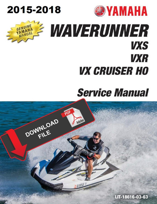 Yamaha 2016 Waverunner VXS Service Manual