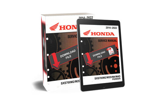 Honda 2020 Pioneer 700 Deluxe Service Manual