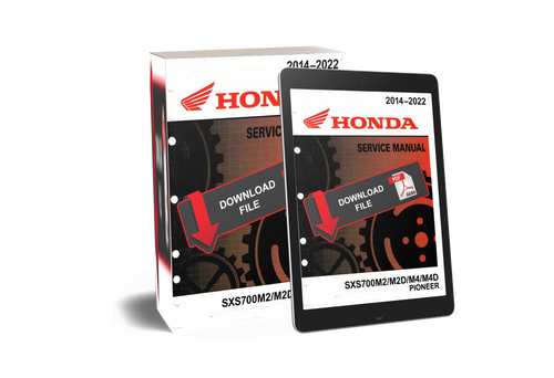 Honda 2022 Pioneer 700 Deluxe Service Manual