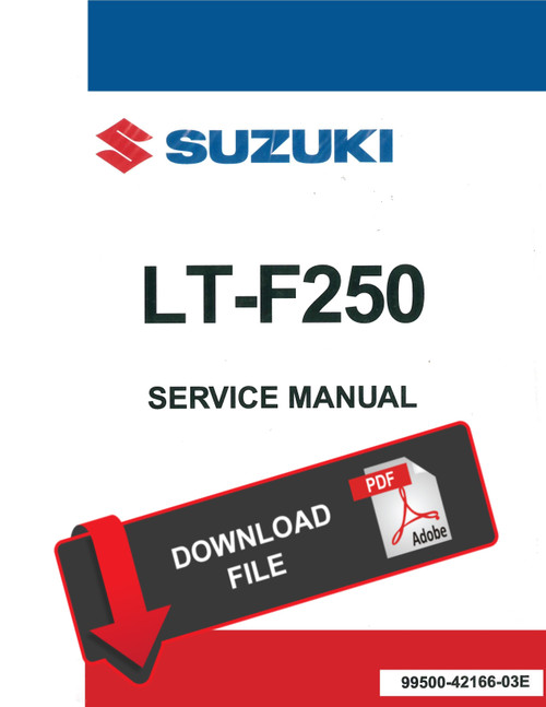 Suzuki 2002 Ozark 250 2WD Service Manual