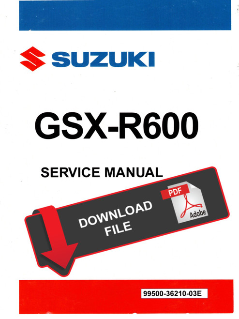 Suzuki 2018 GSX-R 600 Service Manual