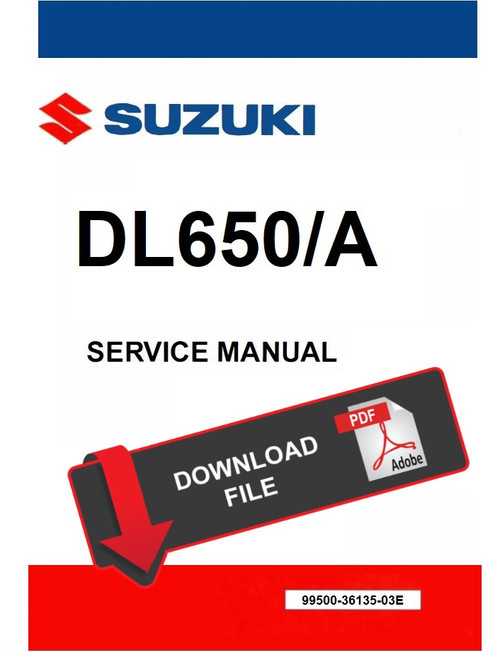 Suzuki 2007 V-Strom 650 Service Manual